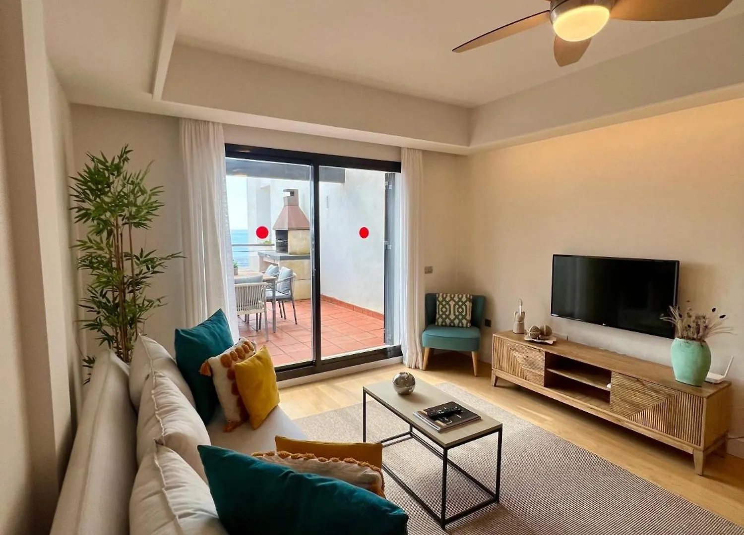شقة Seaview Luxury Penthouse كاساريس